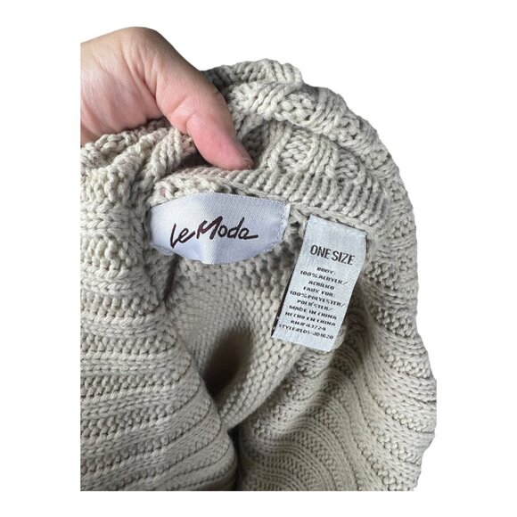 Le Moda One Size Poncho - Picture 4 of 6